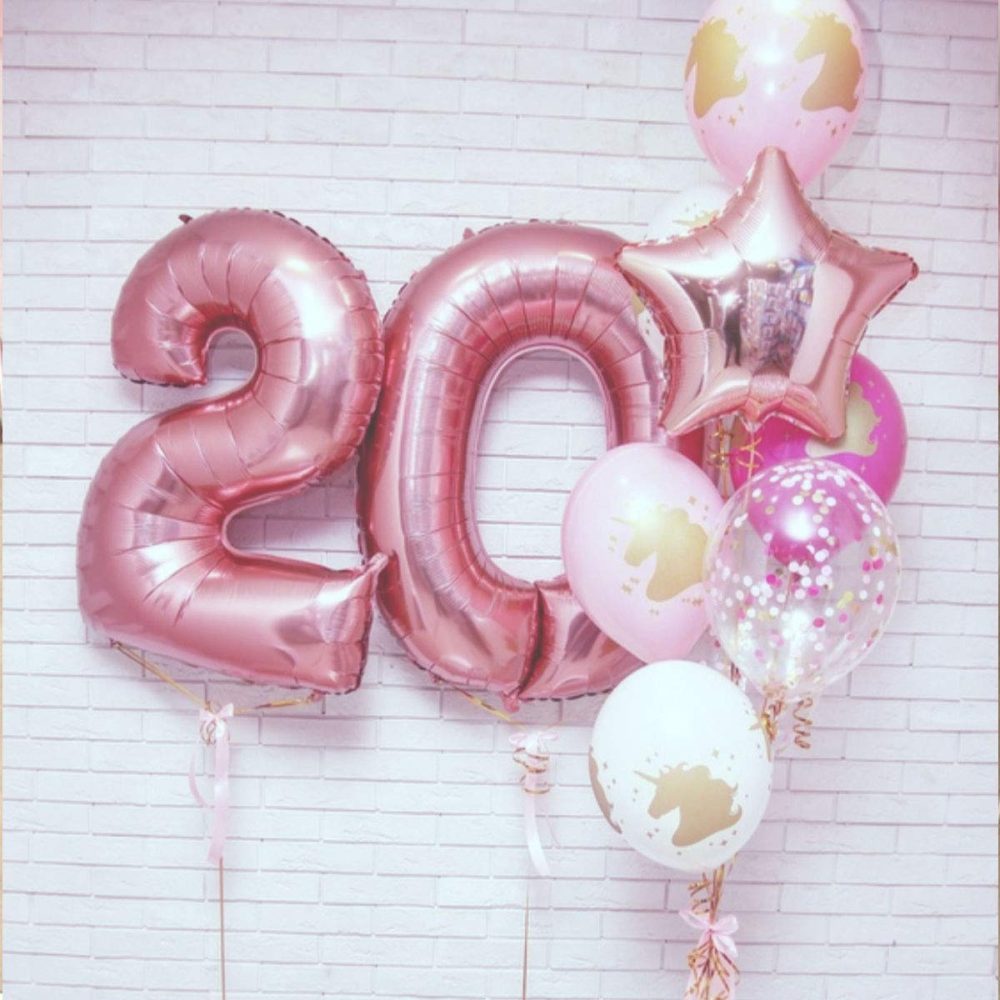 Balloon 1st Birthday Number 1 Pink XXL Giant Foil Balloon 40” Birthday Decoration for Girl. Flies with Helium - Image 2
