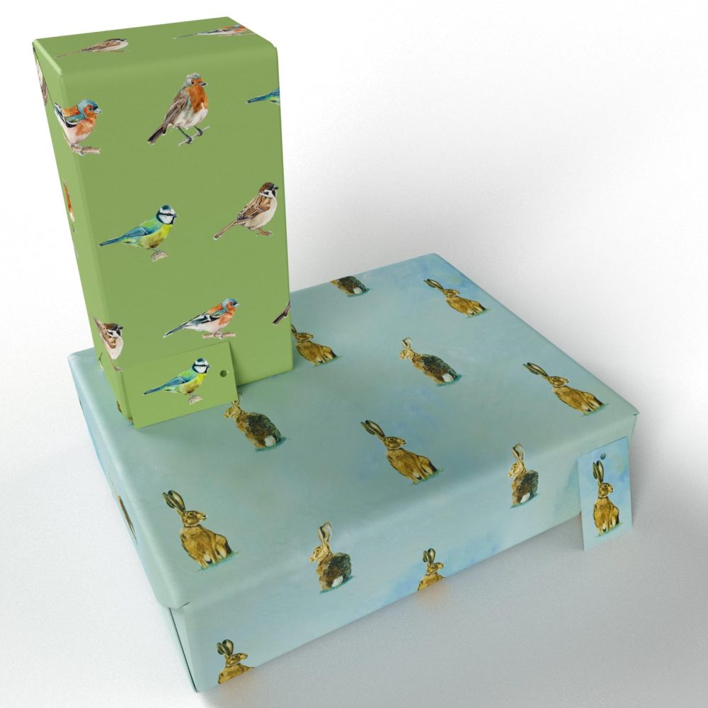 Luxury ECO Gift Wrap - 10 sheets/tags - Birthday Ten Pack by Sophie Botsford - Recycled & Recyclable Wrapping Paper - Re-wrapped - Image 3