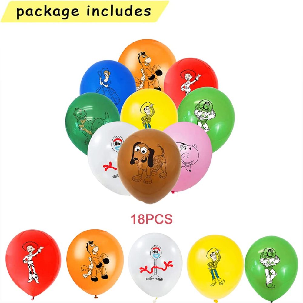 Birthday Party Decorations 18Pcs Toy Balloons Theme Party Balloons for Kids Birthday Party Favor - Image 5