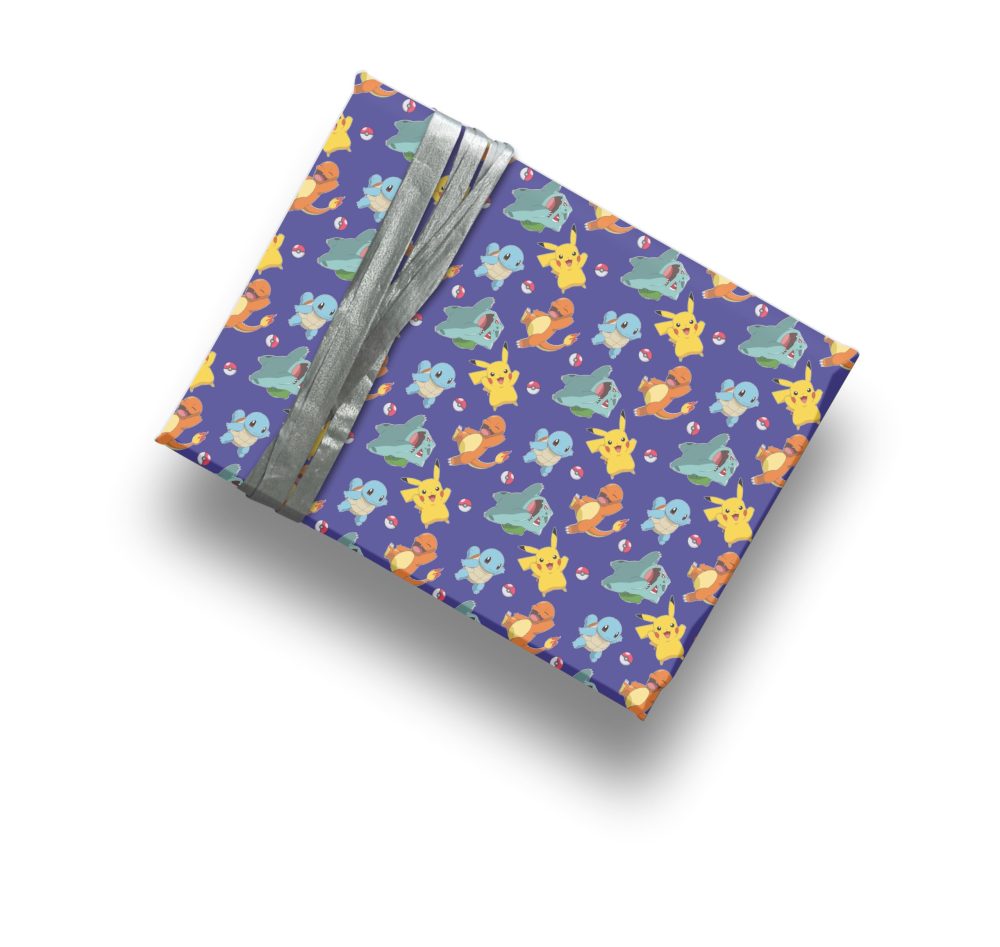 Pokemon Wrapping Paper 2M Roll Wrap Pokemon Blue Gift Wrap - Image 2