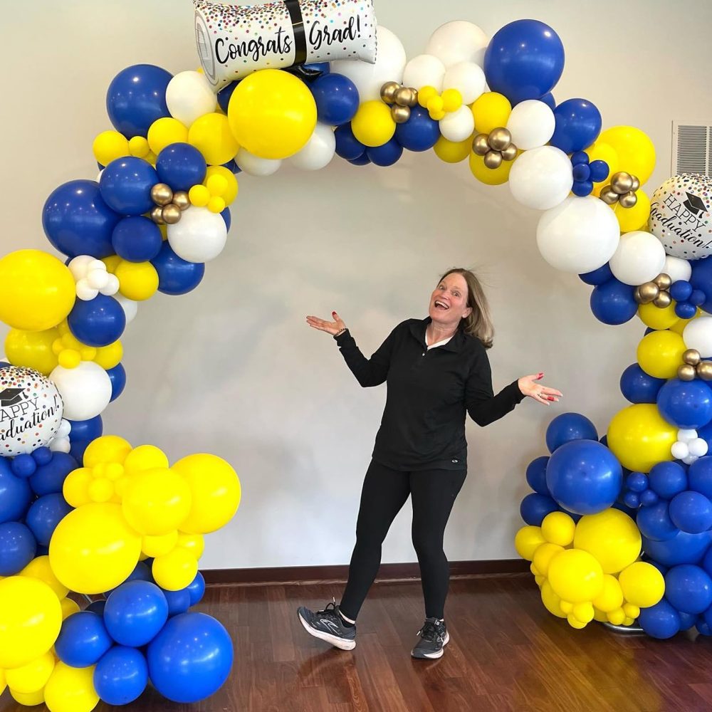 Biapian Yellow Blue Balloons, 60PCS Blue Yellow White Balloons, 12Inch Blue Gold Confetti Balloons Dark Blue Latex Balloon Helium for Birthday Wedding Graduation Baby Shower Socer Party Decoration - Image 5
