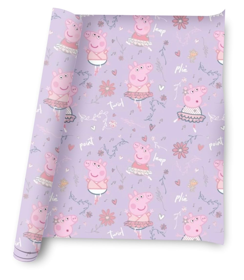 PEPPA PIG 4M ROLLWRAP, WRAPPING PAPER FOR PRESENTS, 4M X 69CM - Image 6