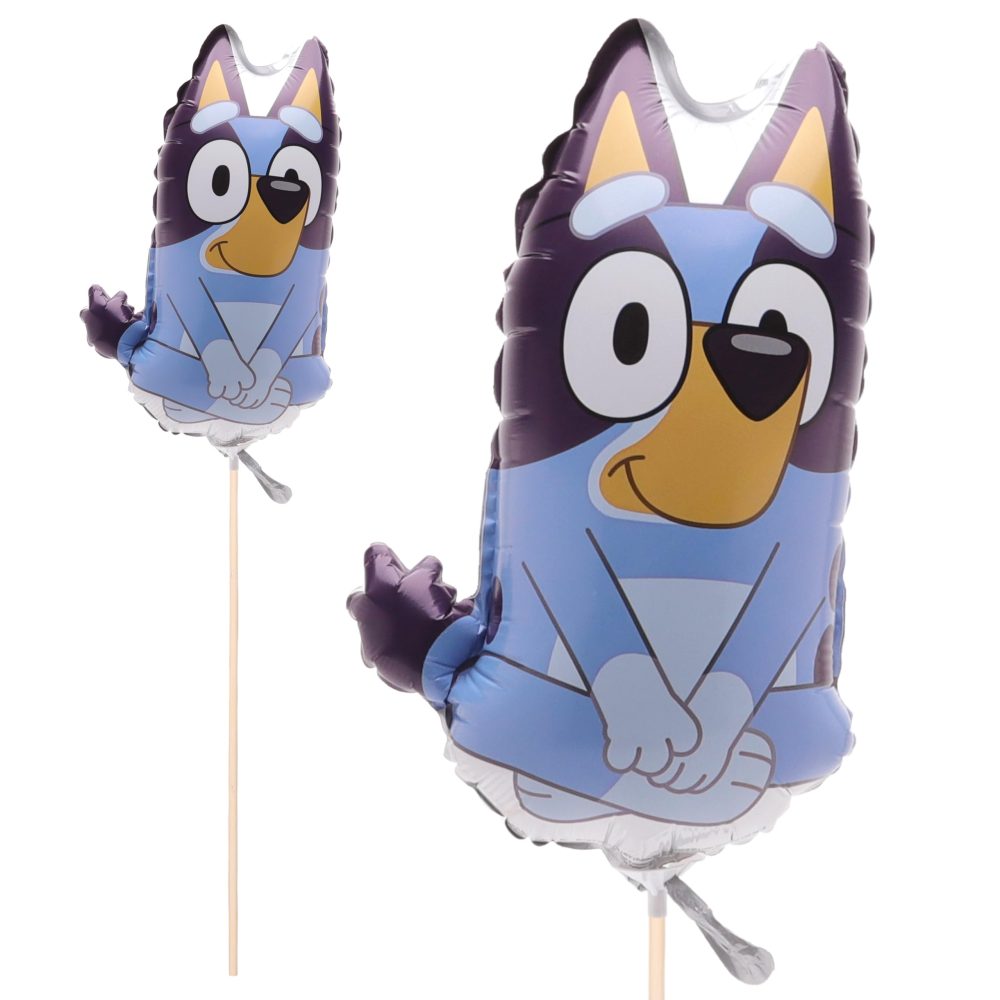 Toyland® Pack of 20 - Bluey & Bingo Mini Character Balloons - Reusable Sticks and Cups Included - Birthday Party Decorations - Image 8
