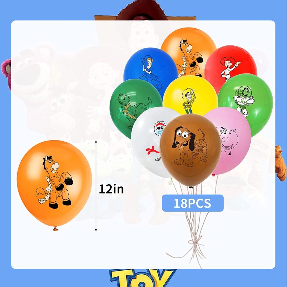 Birthday Party Decorations 18Pcs Toy Balloons Theme Party Balloons for Kids Birthday Party Favor - Image 4