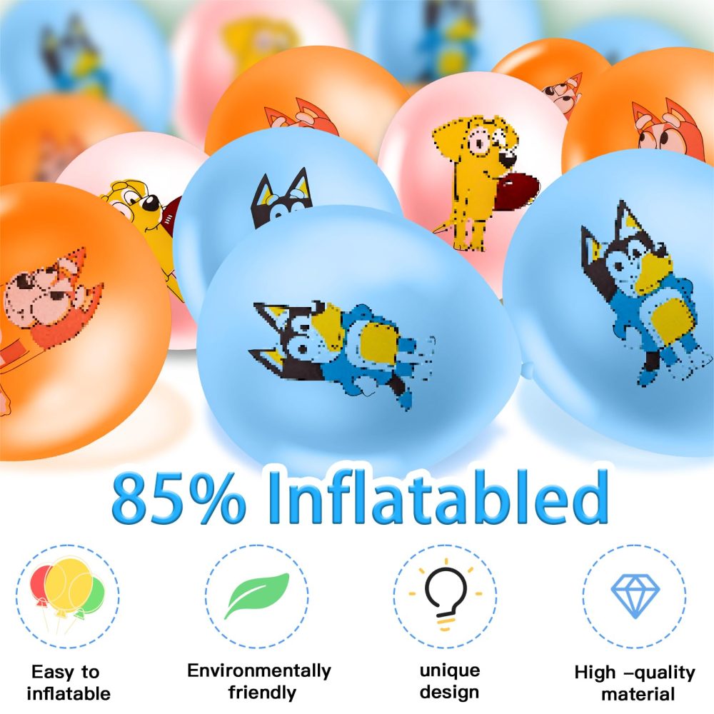 15PCS Theme Birthday Decoration, Colour Latex Balloons for Kids, Kids Birthday Party Balloon Set, Boys Girls Decorations Balloons for Birthday Party Supplies (12 Inch) - Image 5
