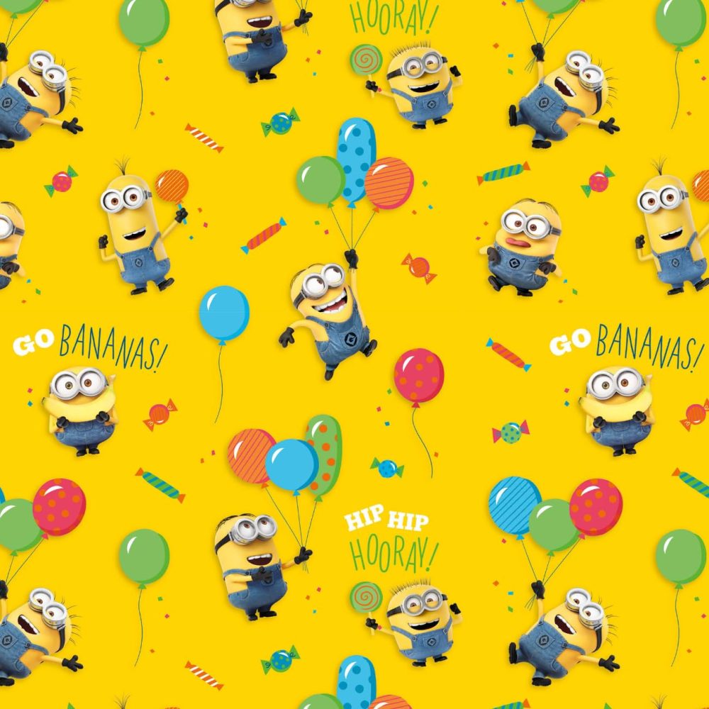 Despicable Me 2 Metres Wrapping Paper, Gift Wrap Roll 2metres x 70 cm Opened. Despicable Me Officially Licensed Product, Responsibly Sourced, Multi-Colour - Image 4