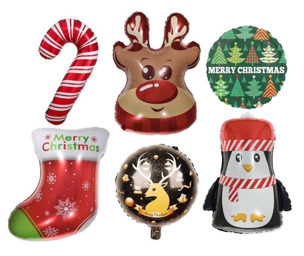 Gingerbread Man Christmas Foil Balloon, 65cm - Image 2