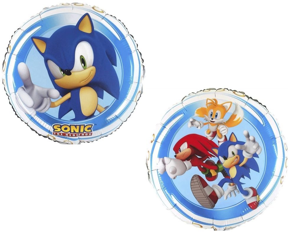 Toyland® 45cm (18") Round Sonic The Hedgehog Character Foil Balloon - Children's Party Decorations