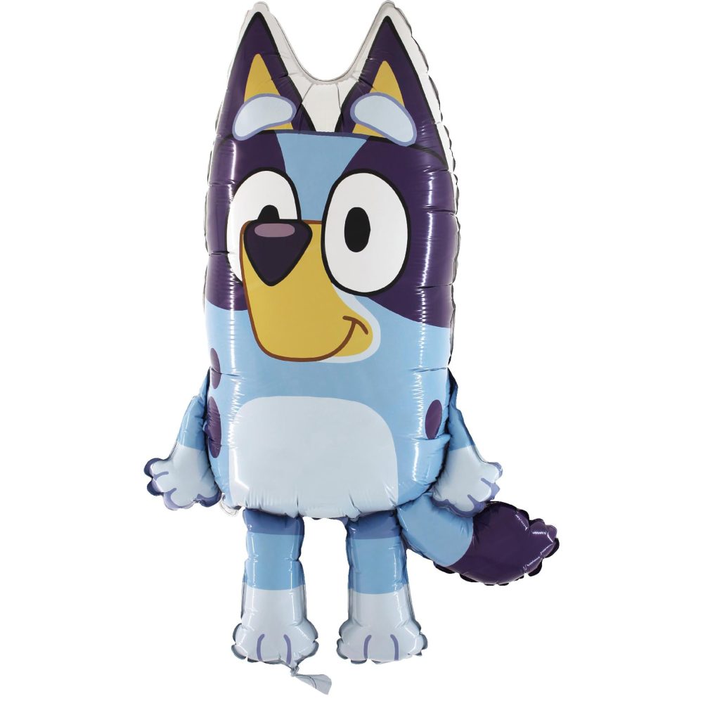 Toyland® 81cm (32") Bluey Shaped Character Foil Balloon - Kids Party Balloons
