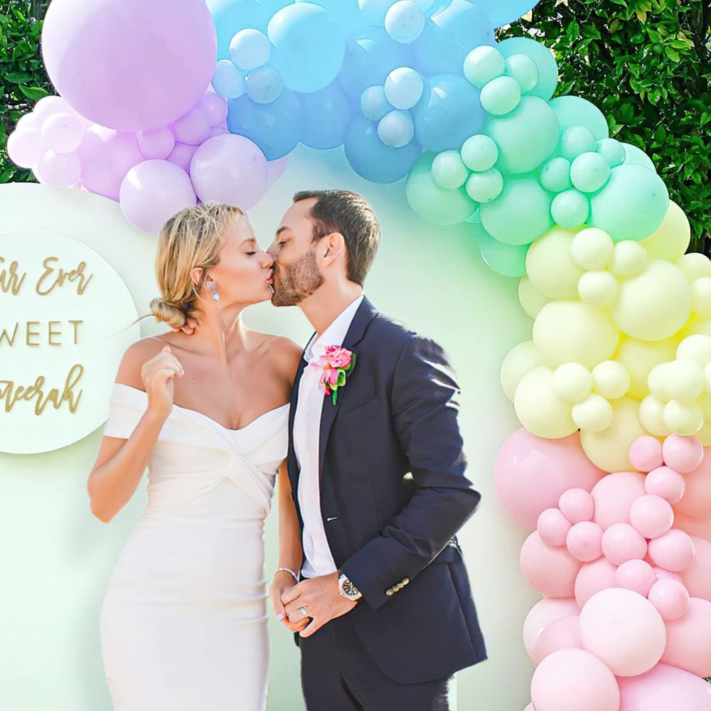 Pastel Balloon Arch Kit, 137 PCS Rainbow Balloon Arch Kit for Birthday Party Decorations Wedding Boy or Girl Baby Shower Decorations Gender Reveal Balloons - Image 2