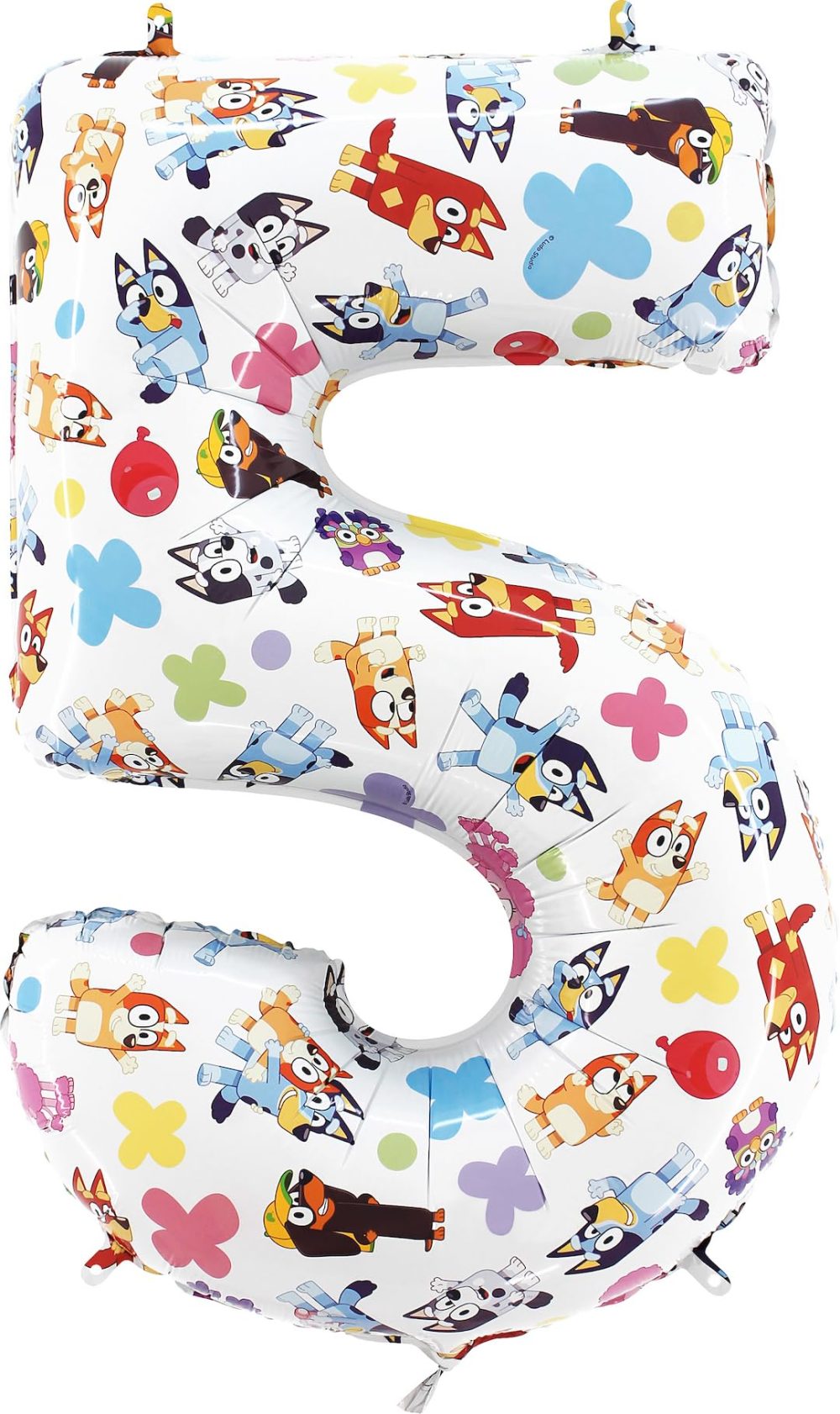 Toyland® 26 Inch Bluey & Bingo Number Foil Balloon - Kids Party Balloons - Number 1-6 Available