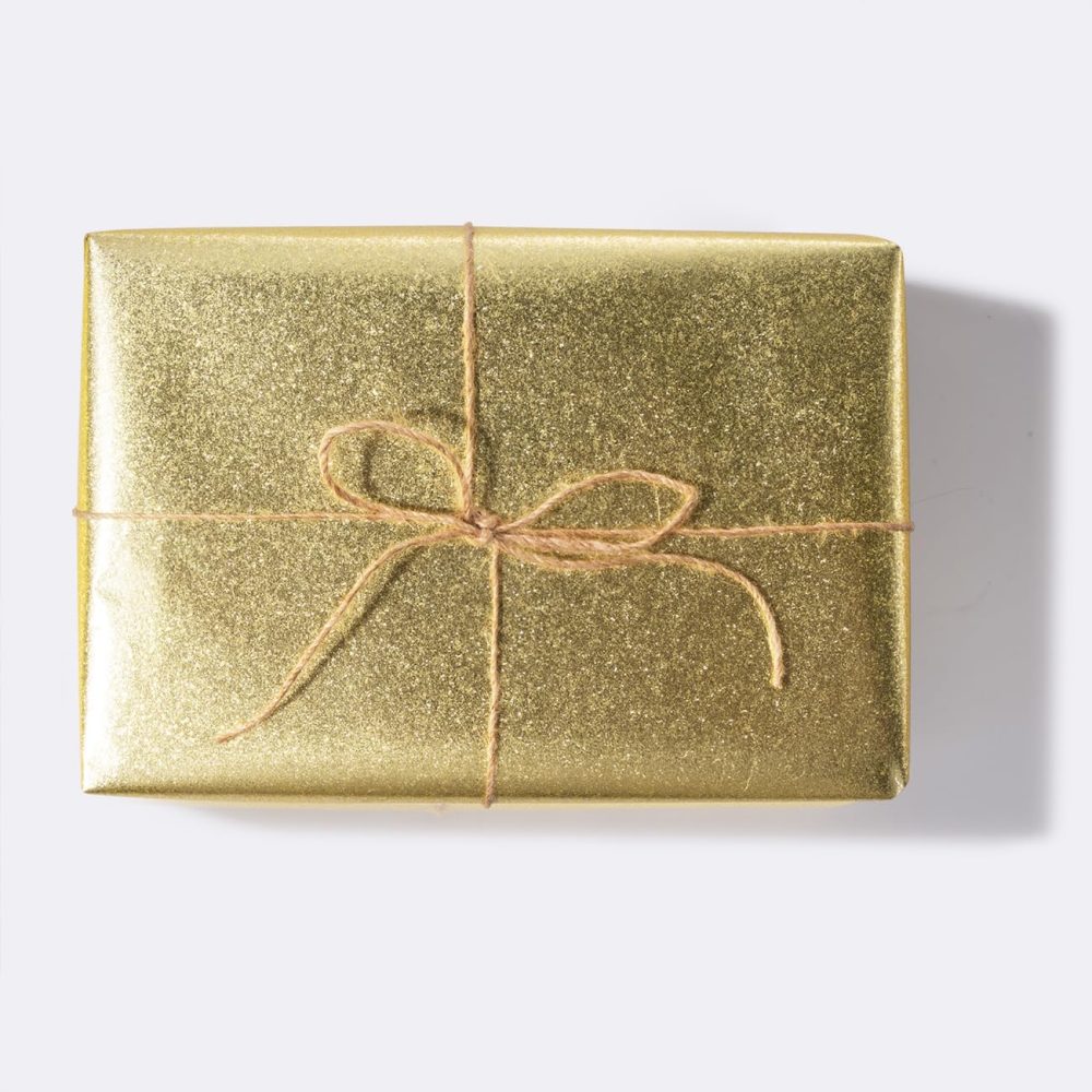 Wrapping Paper roll,3 Roll Gold Gift Wrapping Paper for Birthday Decoration- 43 cm X 3 m Per roll - Image 3