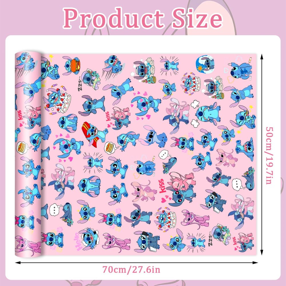 S2 Wrapping Paper 5 Sheets of 50 cm x 70cm Birthday Gift Wrapping Paper Durable Surprises Gift Wrap Pack for Kids Birthday, Recyclable Gift Wrapping Paper, Party Storage Festive Decoration - Image 7