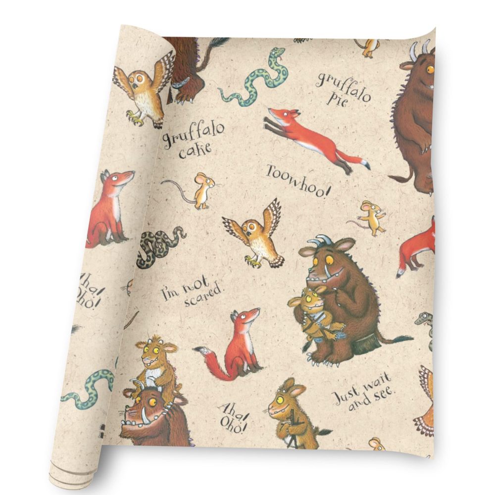 The Gruffalo 4 Metres Wrapping Paper, Gift Wrap Roll 4metres x 70cm Opened. The Gruffalo Officially Licensed Product, Responsibly Sourced, FSC Multi-Colour - Image 7