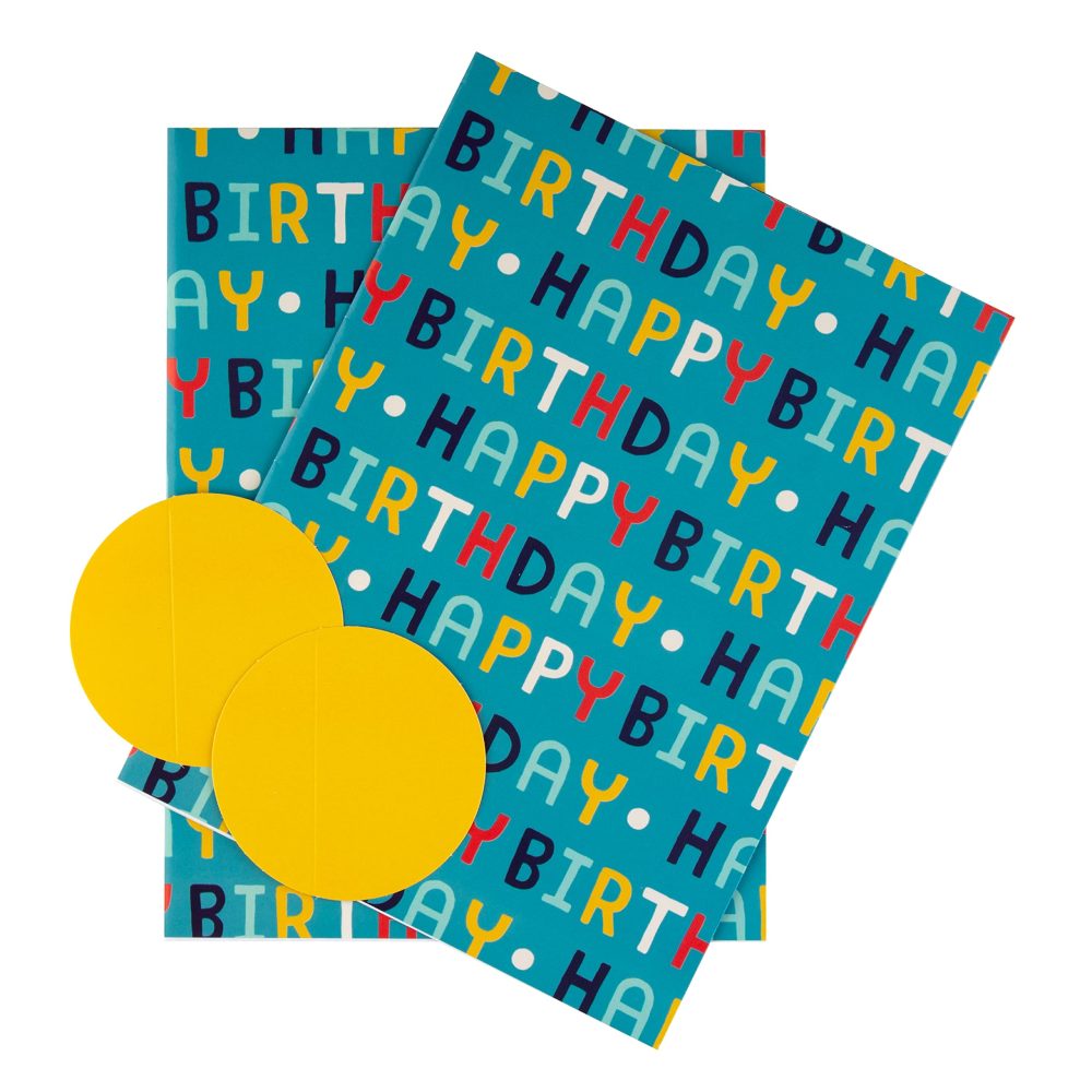 Hallmark Birthday Wrapping Paper and Gift Tag Pack Bundle - 8 Sheets and 8 Tags in 4 Designs - Image 4