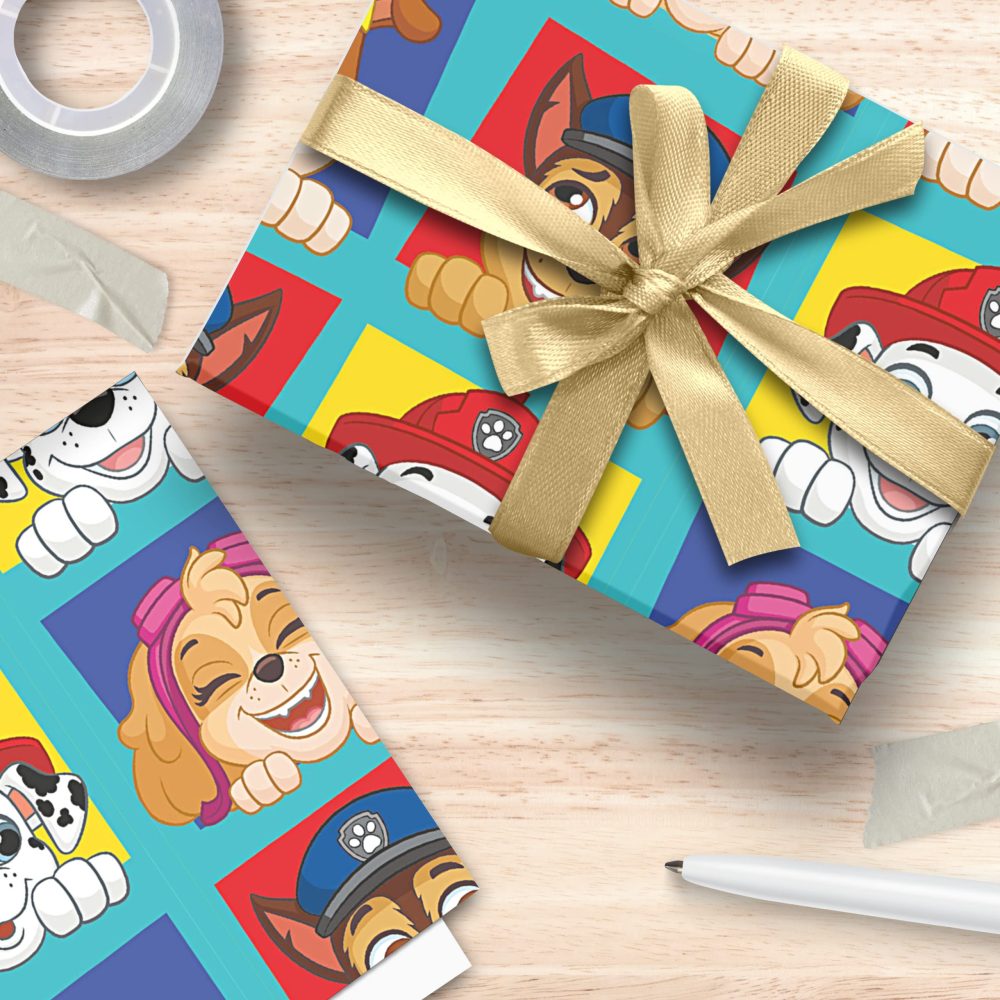 Paw Patrol Wrapping Paper, Paw Patrol 2 Sheet 2 Tag Wrapping Paper, Birthday Wrapping Paper - Image 5