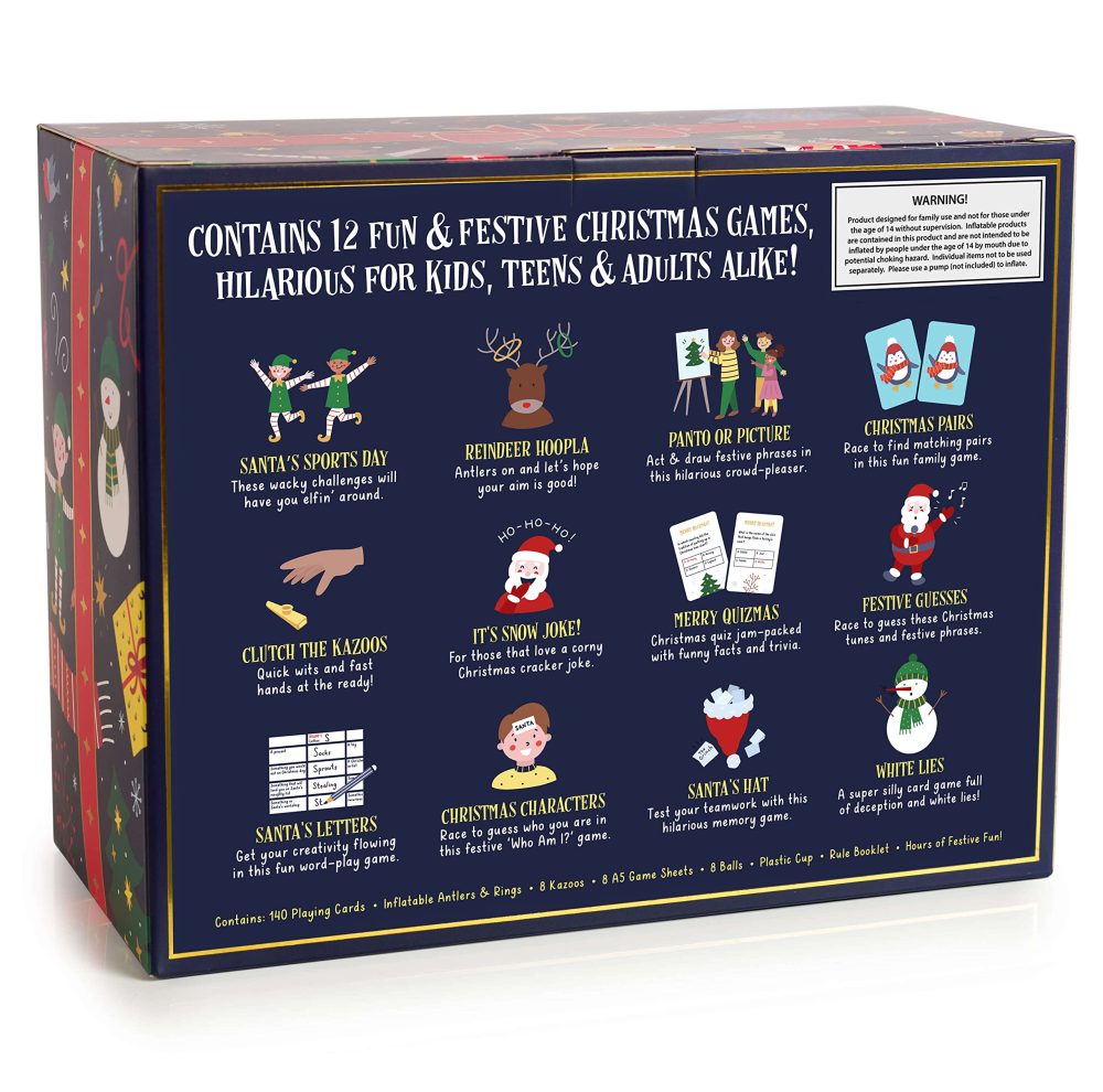 12 Games of Christmas - Family Board Game, Fun Christmas Games for Families, Kids, Adults - Perfect Christmas Eve Box Fillers, Stocking Fillers for a Festive Christmas Party - Image 7