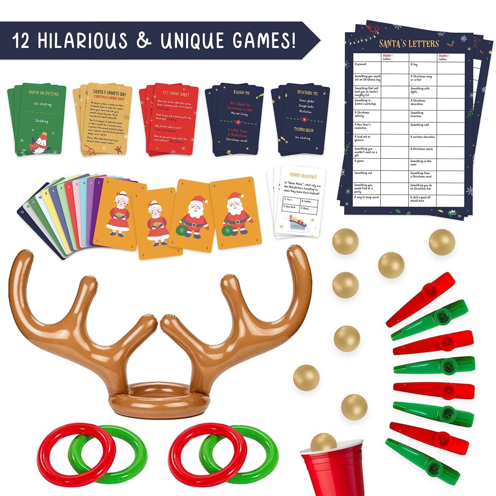 12 Games of Christmas - Family Board Game, Fun Christmas Games for Families, Kids, Adults - Perfect Christmas Eve Box Fillers, Stocking Fillers for a Festive Christmas Party - Image 5