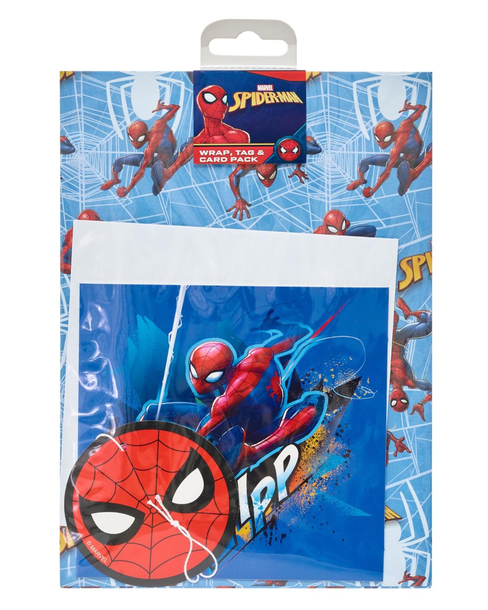 UK Greetings Marvel Gift Wrap, Card and Tag Multipack for Him/Boy - Spider-Man Design - Image 2