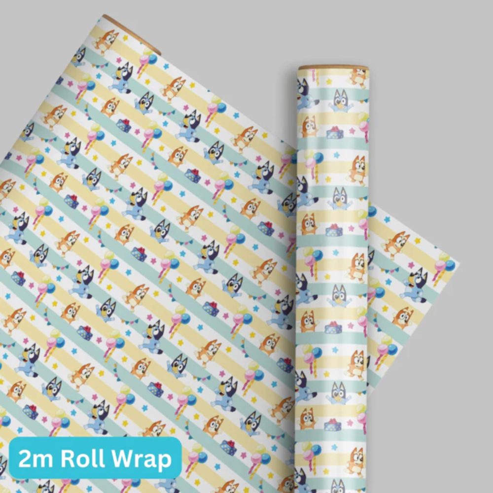 Danilo Promotions Ltd Bluey Wrapping Paper 2M Roll Wrap - Bluey Gift Wrap - Image 5