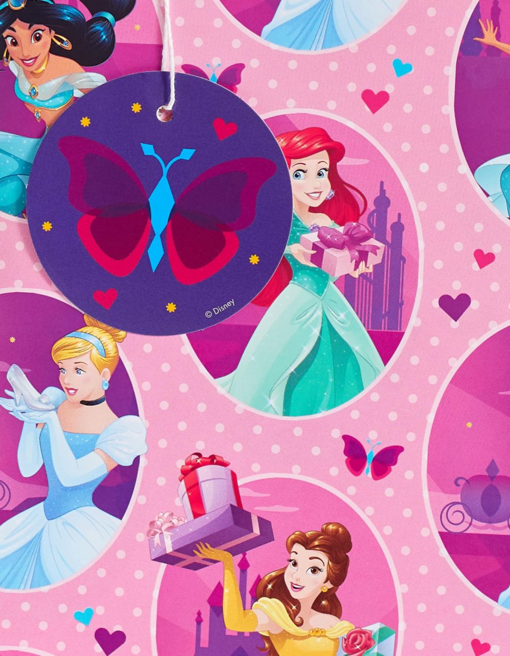 UK Greetings Disney Princess Wrapping Paper - Girls Wrapping Paper - Kids Wrapping Paper, Multicolor - Image 3