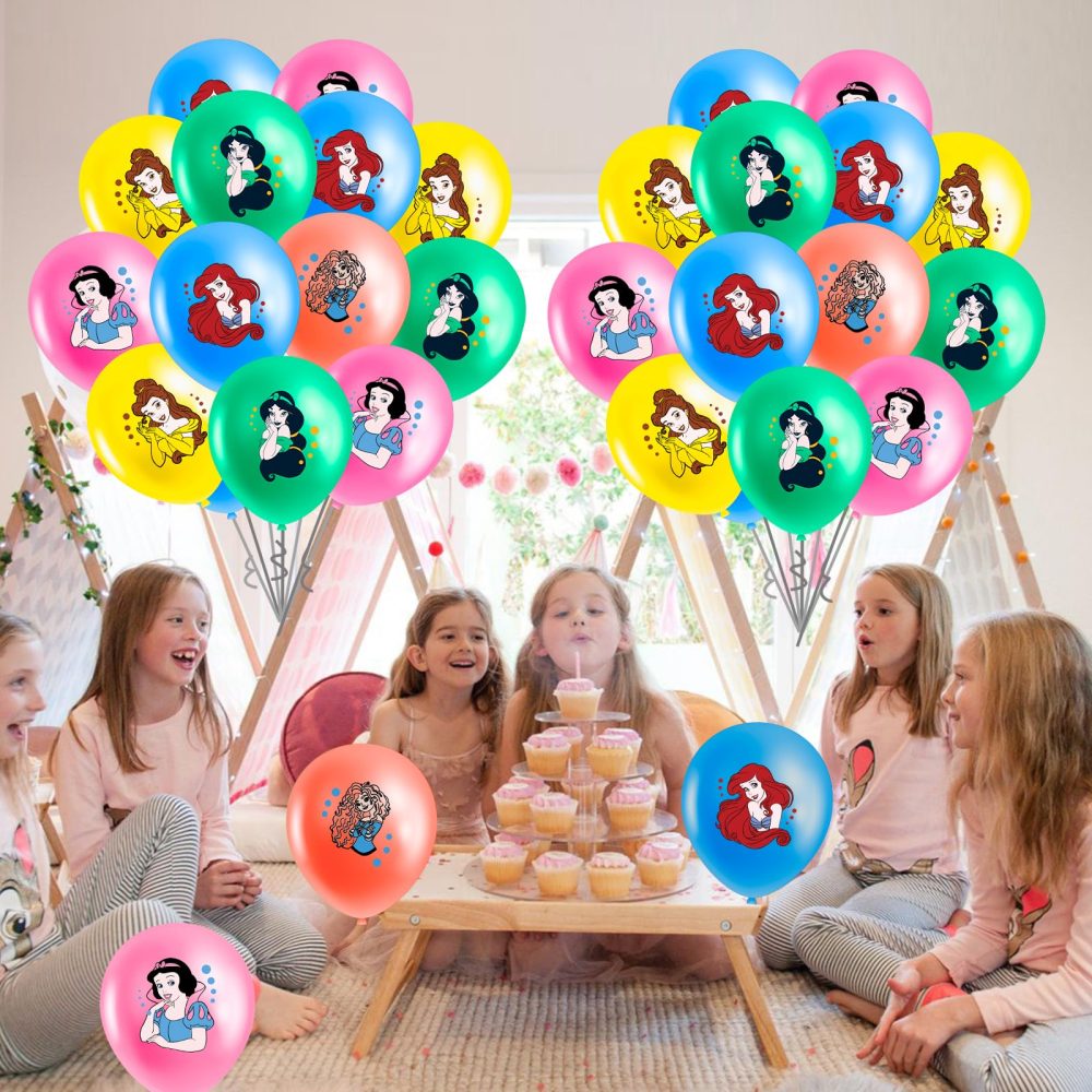 GZ1 30PCS Birthday Decoration, Princess Latex Balloons, Balloon, Kids Birthday Balloon Set, Birthday Party, for Kids Birthday Party - Image 5