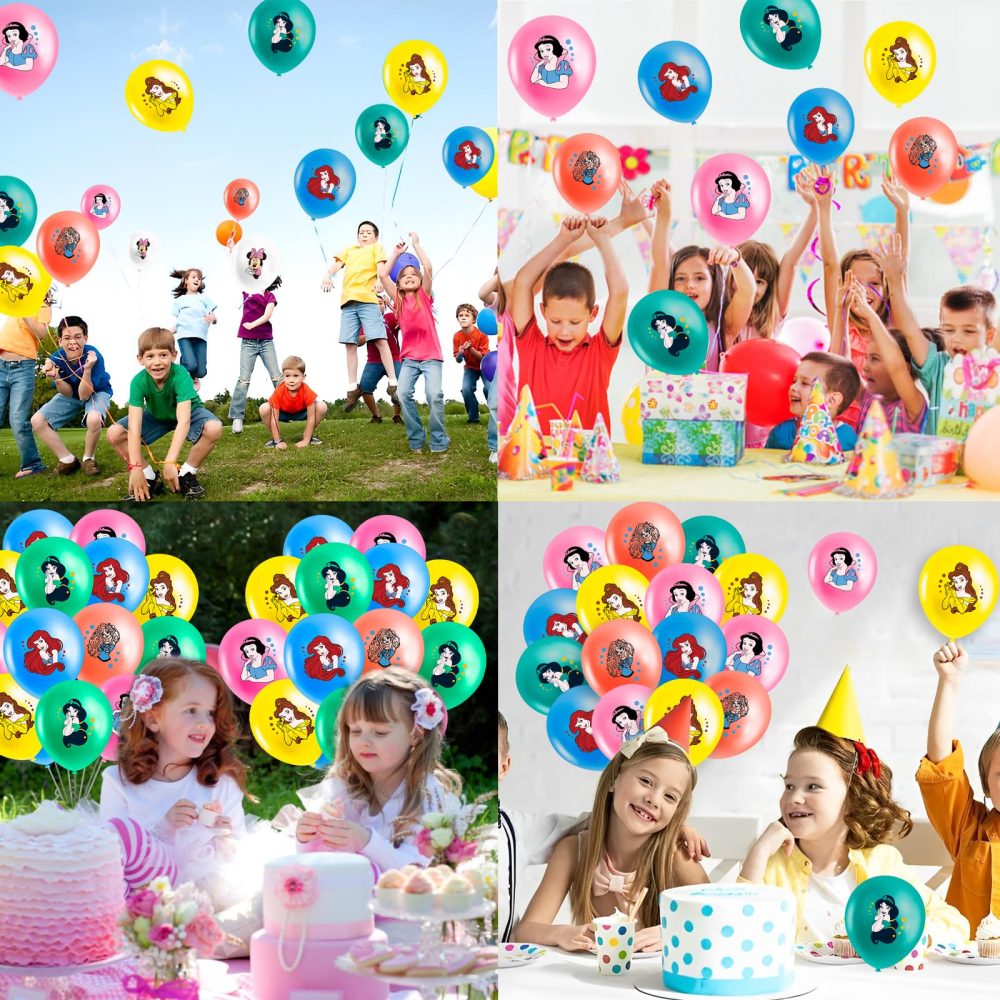 GZ1 30PCS Birthday Decoration, Princess Latex Balloons, Balloon, Kids Birthday Balloon Set, Birthday Party, for Kids Birthday Party - Image 2