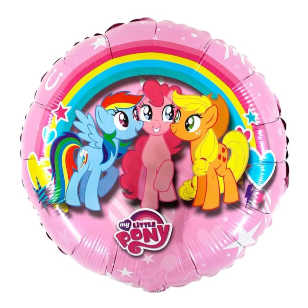 Toyland® 46cm (18") Round My Little Pony Character Foil Balloon - Kids Party Decorations