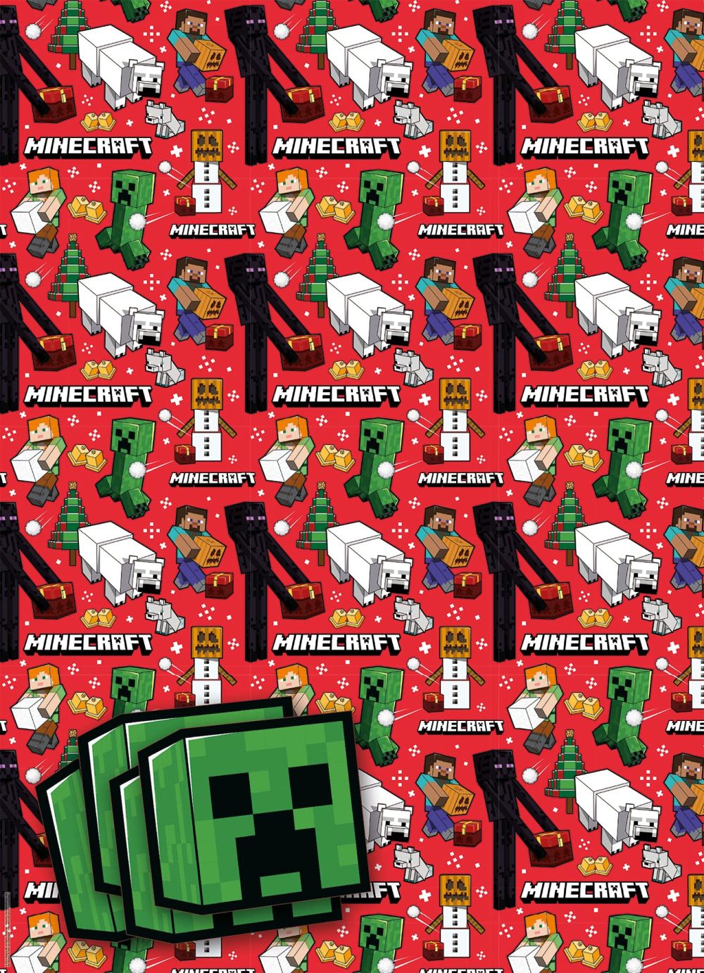 Danilo Promotions Christmas Wrapping Paper, 4 Sheet Tag for Gift Wrap, Multi