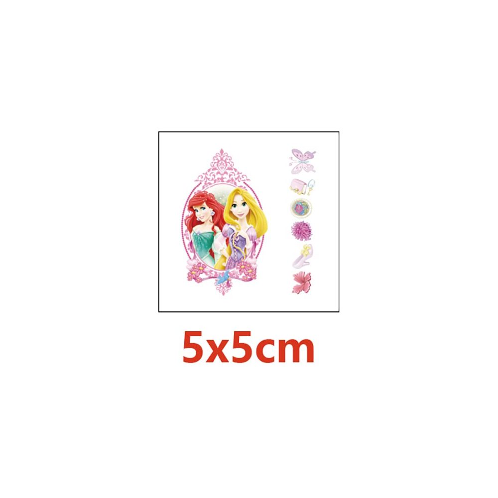 Princess Temporary Tattoo for Kids, 20 Sheets Big Children's Temporary Tattoo Body Art Tattoo Stickers,Goody Bag Stuffers Party Bag Fillers (2x2 Inch) … - Image 4