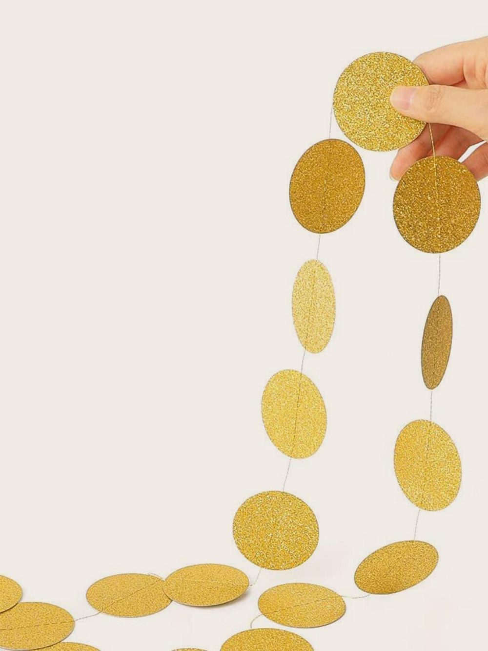 70 Never Looked So Good Banner and 2m Paper Circle Dots Hanging Garland Kit Paper Banner Bunting for Funny Birthday Party Hanging String Flag - Image 3