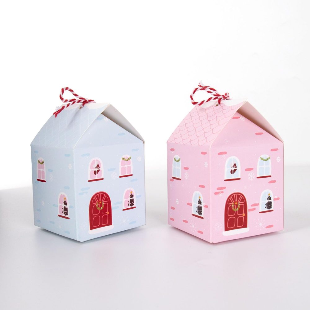 24 Pcs DIY Christmas Advent Calendar Boxes to Fill,Empty Advent Calendar Houses Boxes,Countdown Advent Calendars Gift Boxes for Kids,Boxes for Treats and Candys - Image 4