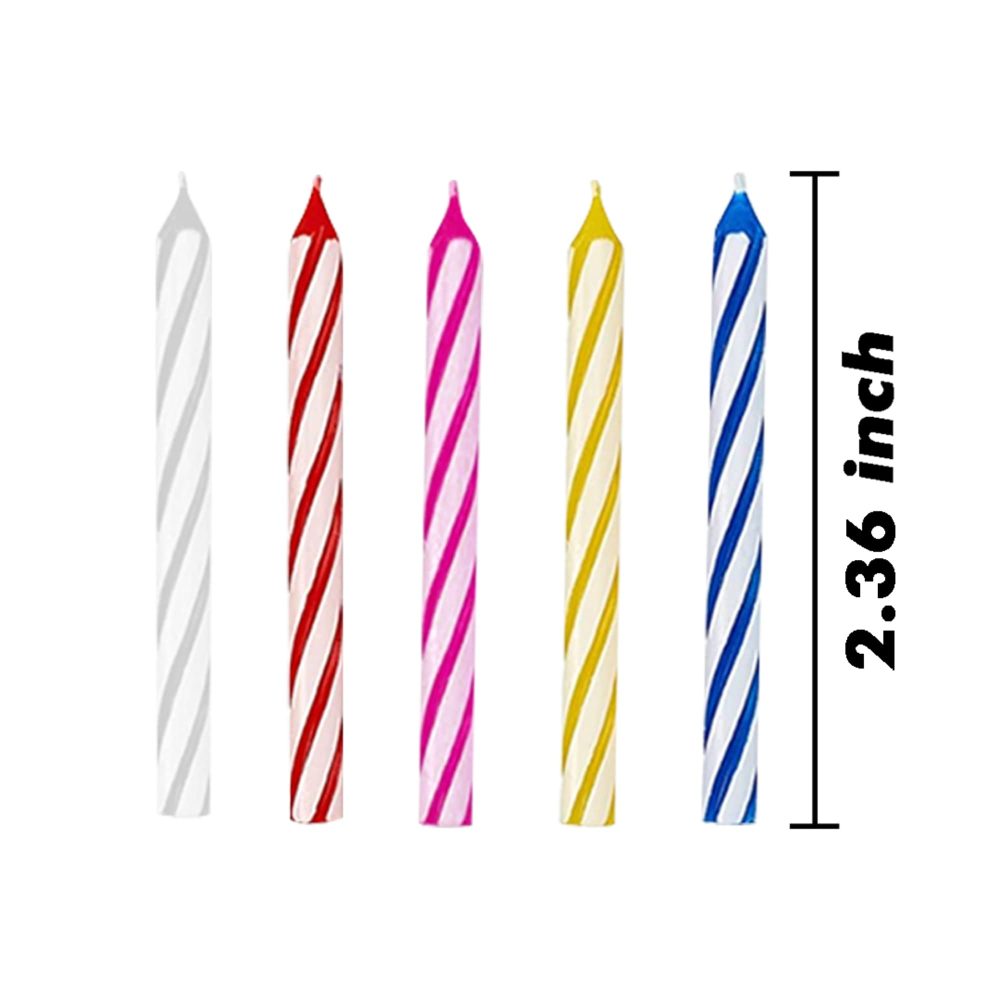 Birthday Candle - 72 Count Mix Color Birthday Candles for Cake, Cake Candle for Birthday, Party Small Candles - Image 9