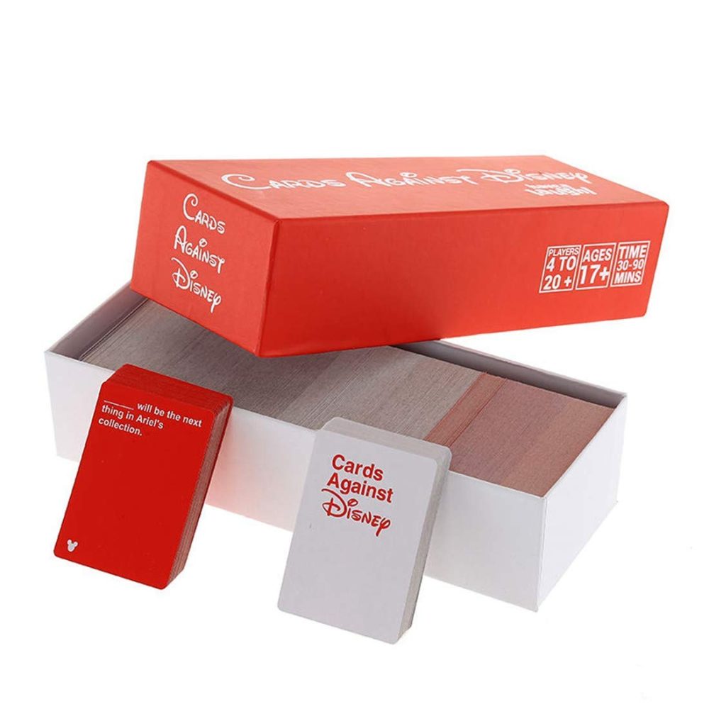 None Cards Games Against Disney The Table Cards Game Party Cards Game for Adult (Red Box) - Image 5