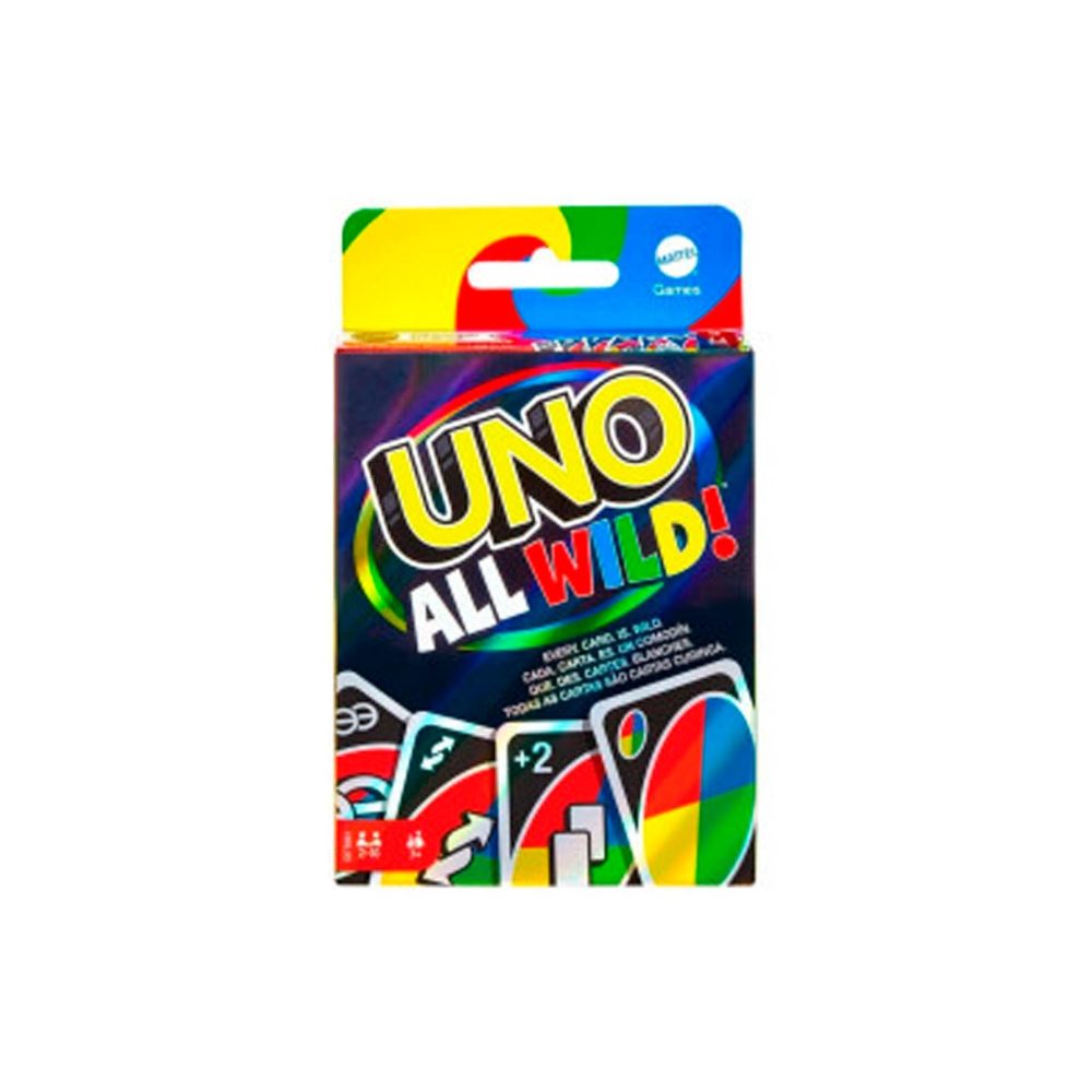 UNO All Wild Card Game with 112 Cards, Gift for Kid, Family & Adult Game Night for Players 7 Years & Older, HHL33 - Image 6