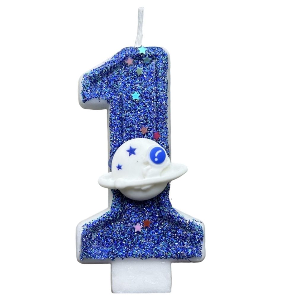 Birthday Candles for Cake - Space Theme Birthday Cake Number Candles | Party Supplies Cake Decoration, Novelty Cake Topper Decorative Candles for Friends Family