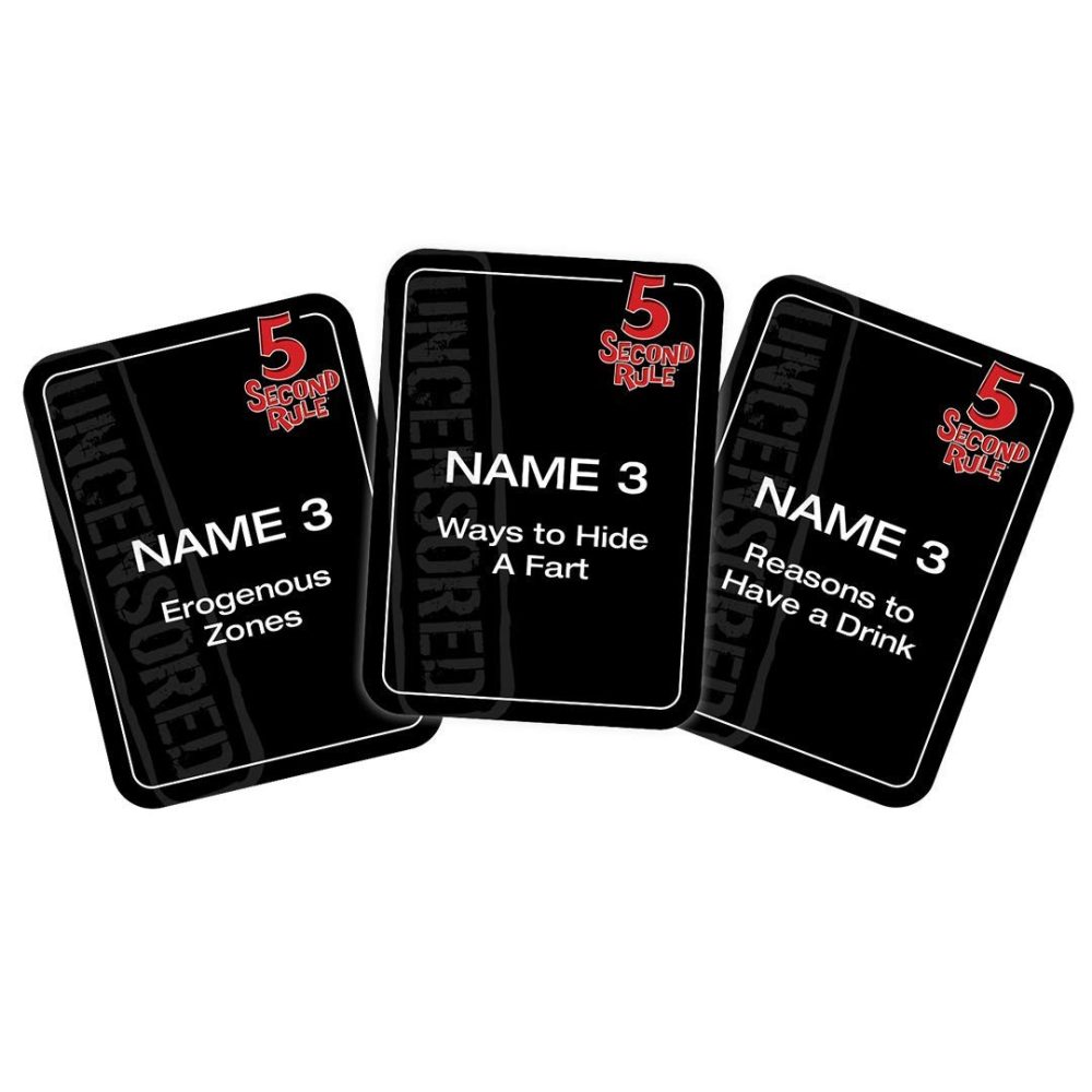 Interplay GF004 5 Second Rule Uncensored Drinking Games, Multi, 17.78 x 6.35 x 12.7 Centimeters - Image 2