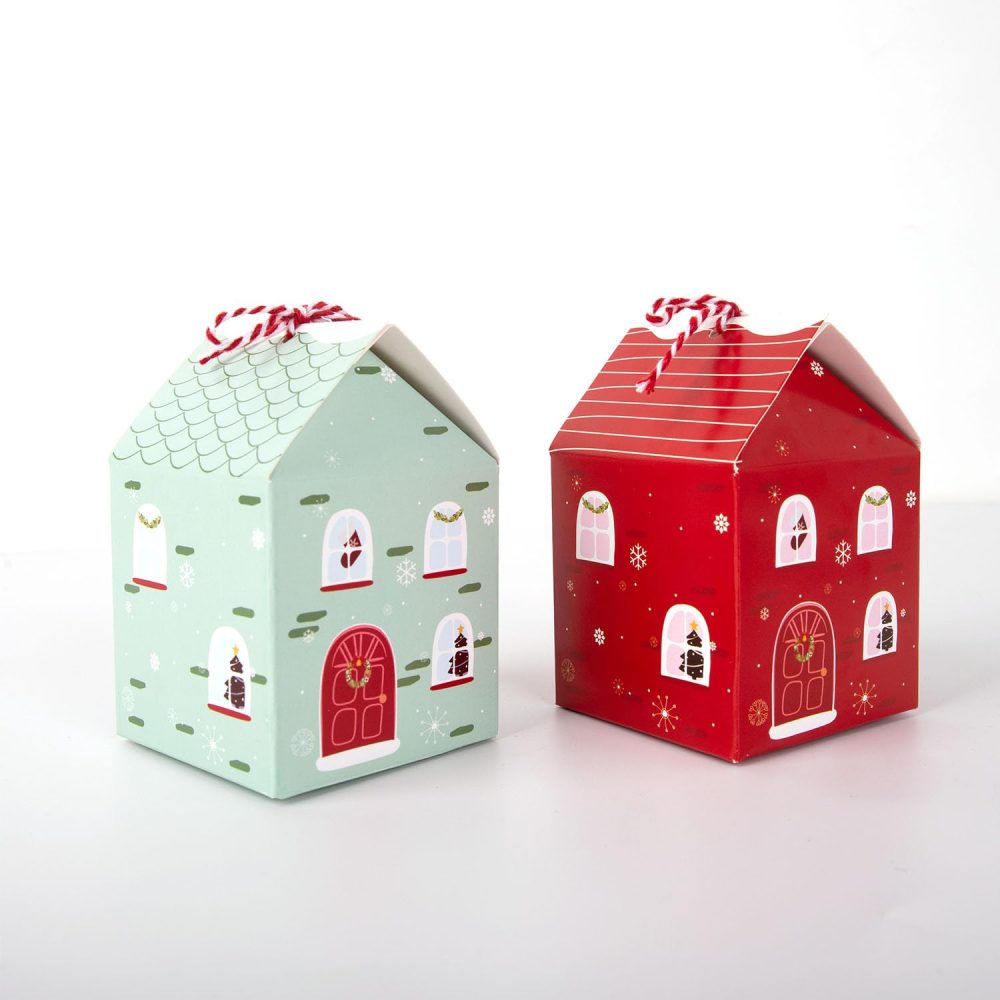 24 Pcs DIY Christmas Advent Calendar Boxes to Fill,Empty Advent Calendar Houses Boxes,Countdown Advent Calendars Gift Boxes for Kids,Boxes for Treats and Candys - Image 6