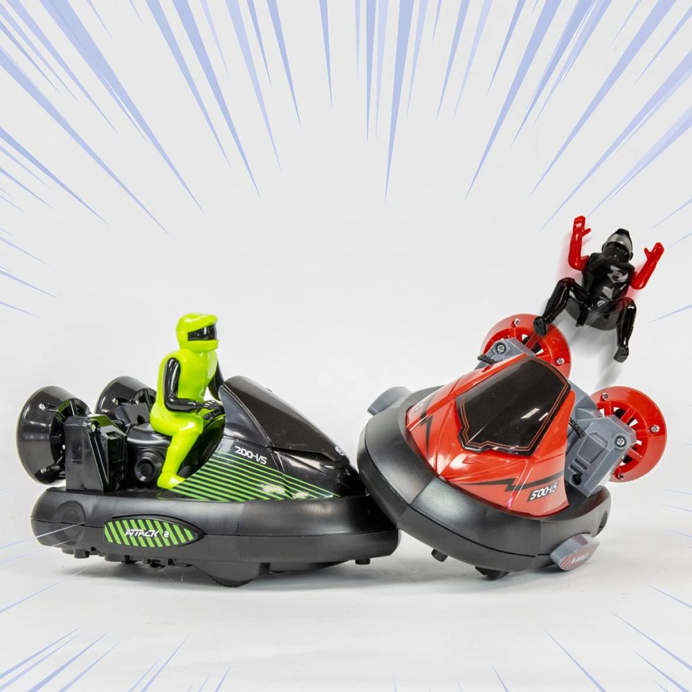 Global Gizmos 55829 RC Bump 'n Eject Bumper Car / 2 Players/USB Charging / 2.4GHZ Control - Image 4