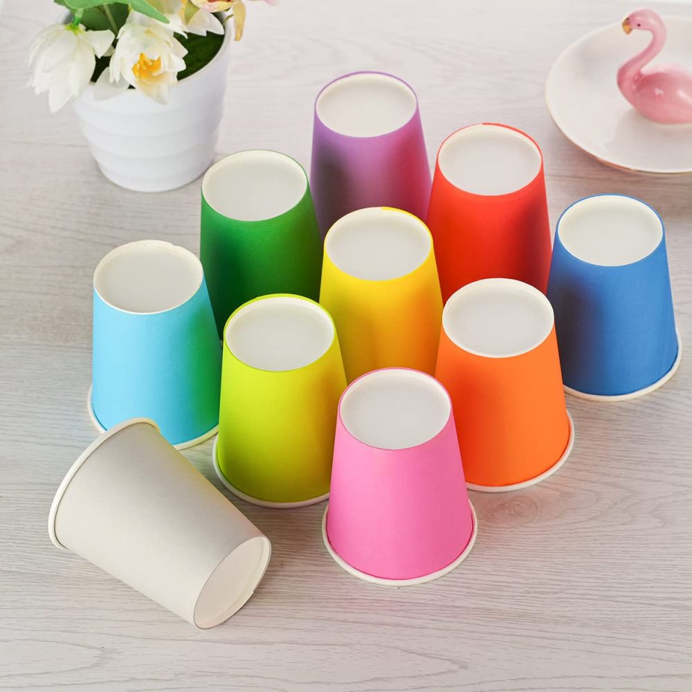Solafas 60 PCS Paper Cups Disposable Party Cups Drinking Cups for Picnic,Weddings,Birthday Party - Image 4