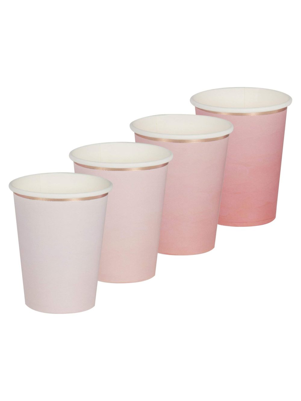 Ginger Ray Party Ombre Pink Paper Cups 8 Pack Mix