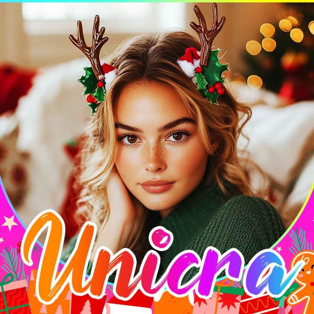 Unicra Christmas Headband Flower Antlers Headband Headwear Elk Deer Animal Horns Hair Piece Headdress Halloween Hair Accessories for Women and Girls (10) - Image 5