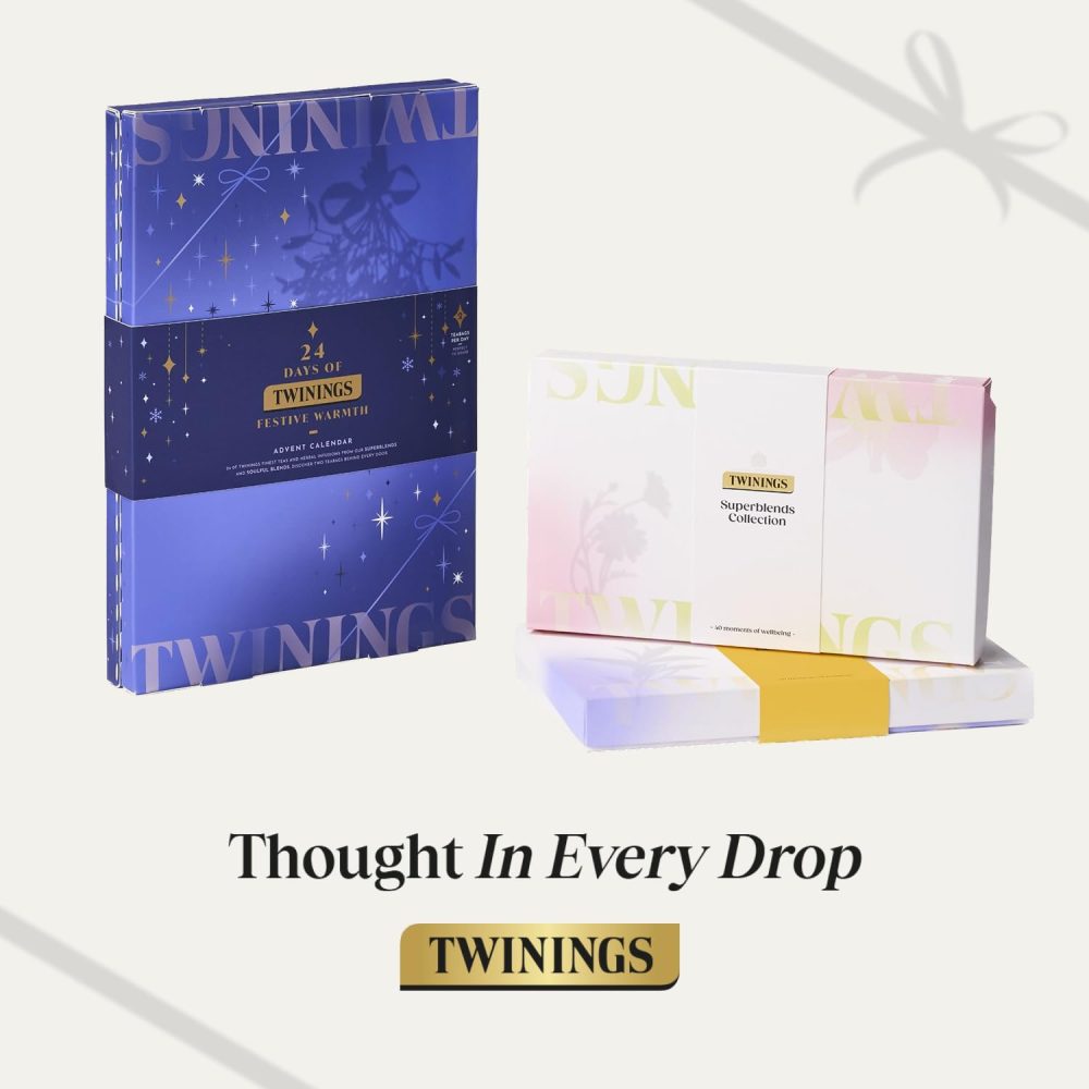 Twinings Luxury Advent Calendar 2024 Premium Tea Selection | Ideal Secret Santa Christmas Gift Idea For Women & Men | 48 Tea bags | 24 Delightful Green & Herbal Infusion Tea Bags - Image 3