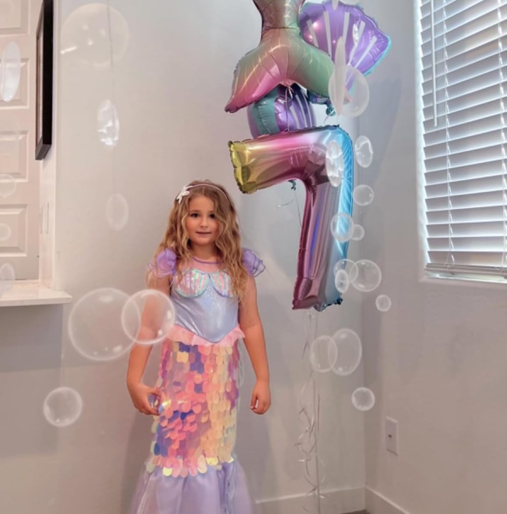 Decor365 6pcs Under the Sea White Bubble Garlands Little Mermaid Party Decorations Bubble Coutout Garland Under Water Hanging Streamer Pool Ocean Underwater Decor Kids Birthday Party Supplies - Image 8