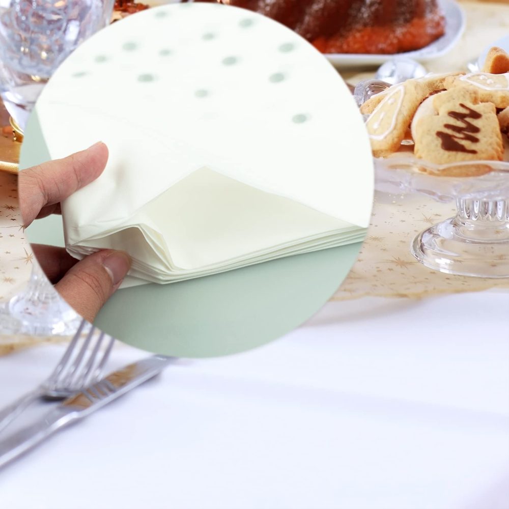3pcs Party Disposable Tablecloths Silver Dot White Table Cover, 54*108inch Rectangular Disposable Plastic Tablecloth for Party,Christmas,Wedding,Picnic,Hen,Boys Girls Birthday Party Paper Table Cloth - Image 2
