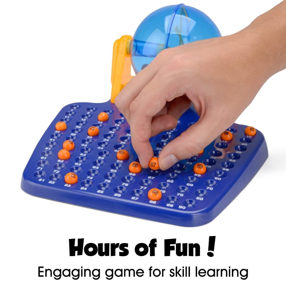 Toyrific | Complete Classic Bingo Game Set, Traditional Family Game, Educational 72 Cards and 90 Numbered Balls for Children and Adults - Image 2