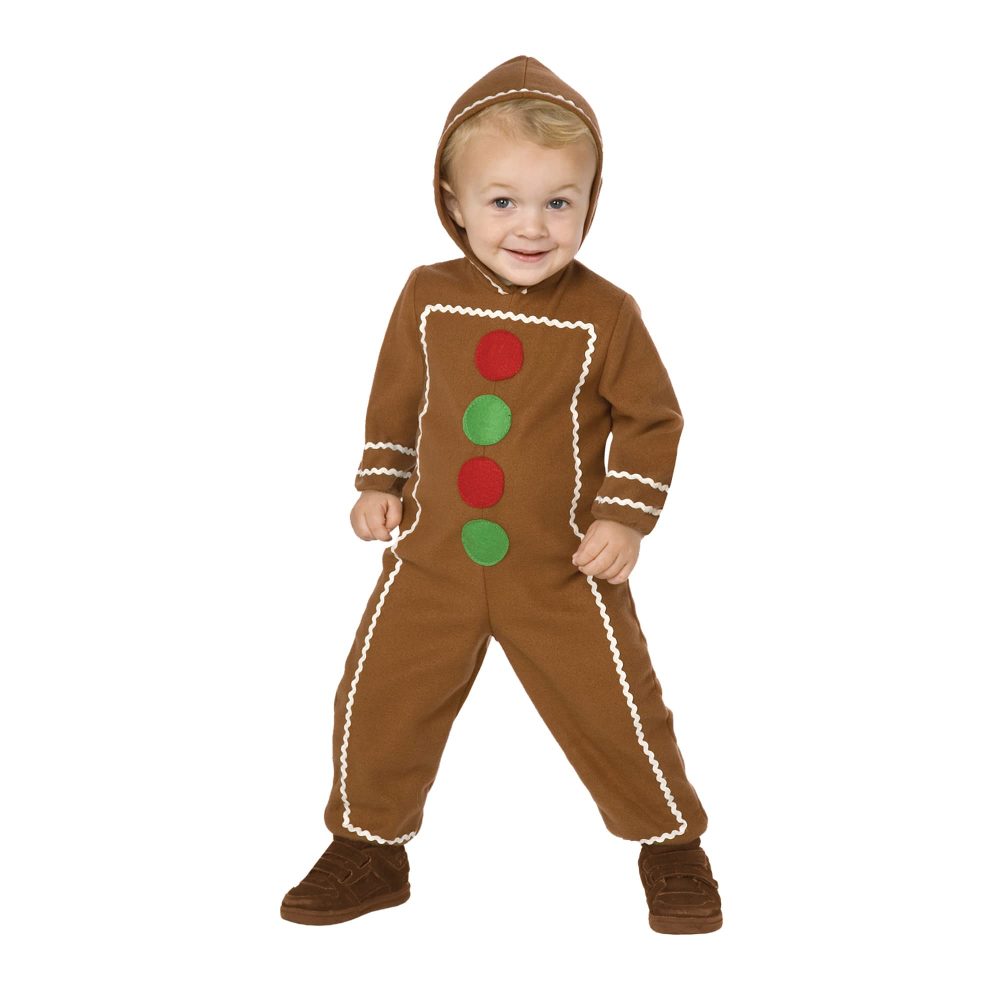 ORION COSTUMES Kids' Gingerbread Man Christmas Fancy Dress Costume