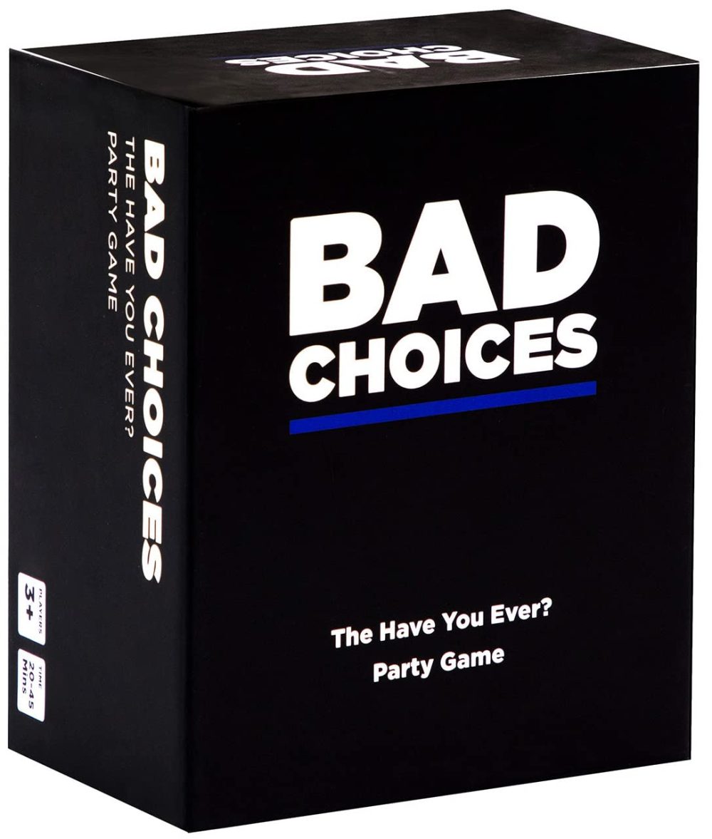 BAD CHOICES Party Game - The Have You Ever? Game - Hilarious Adult Card Game for Fun Parties and Board Games Night with your Group