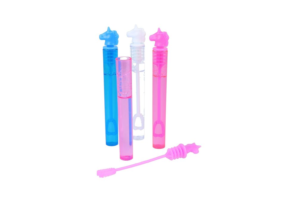 Henbrandt Unicorn Party Bubble Tubes with Wand (Pack of 12) Children's 4ml Party Bubbles Loot Bag Fillers Summer Games for Boys and Girls Kids Party Bags - Image 7