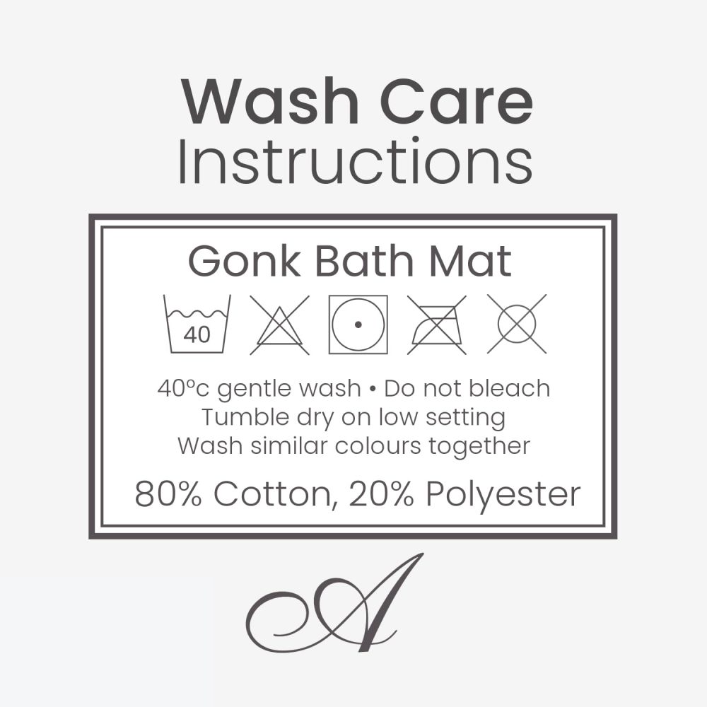 Allure Christmas Bath Mat Non Slip 50 x 80cm - Gonk Design, Super Soft & Absorbent Festive Rug - Image 2
